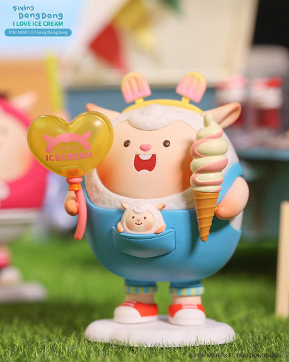 Popmart Flying DongDong I Love Ice Cream Blindbox Series - Mô hình hộp mù chính hãng Pop Mart