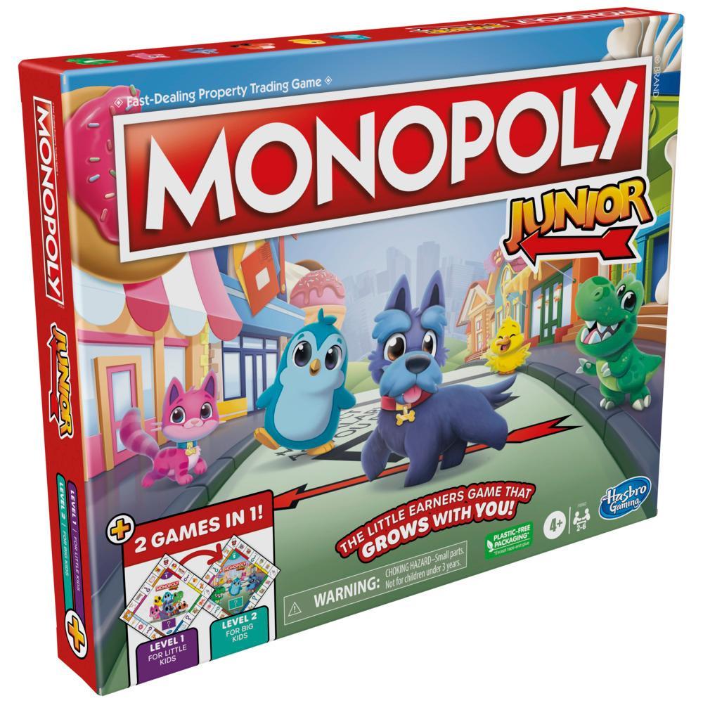 Monopoly Junior - Cờ Tỷ Phú Cho Trẻ Em (Bàn Cờ 2 Mặt, 2 Trong 1)