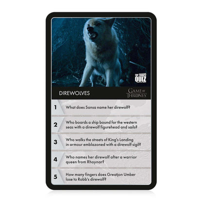 Game of Thrones Top Trumps Quiz Card Game - Trò chơi thẻ bài giải đố - Winning Moves - Hình ảnh bổ sung 5