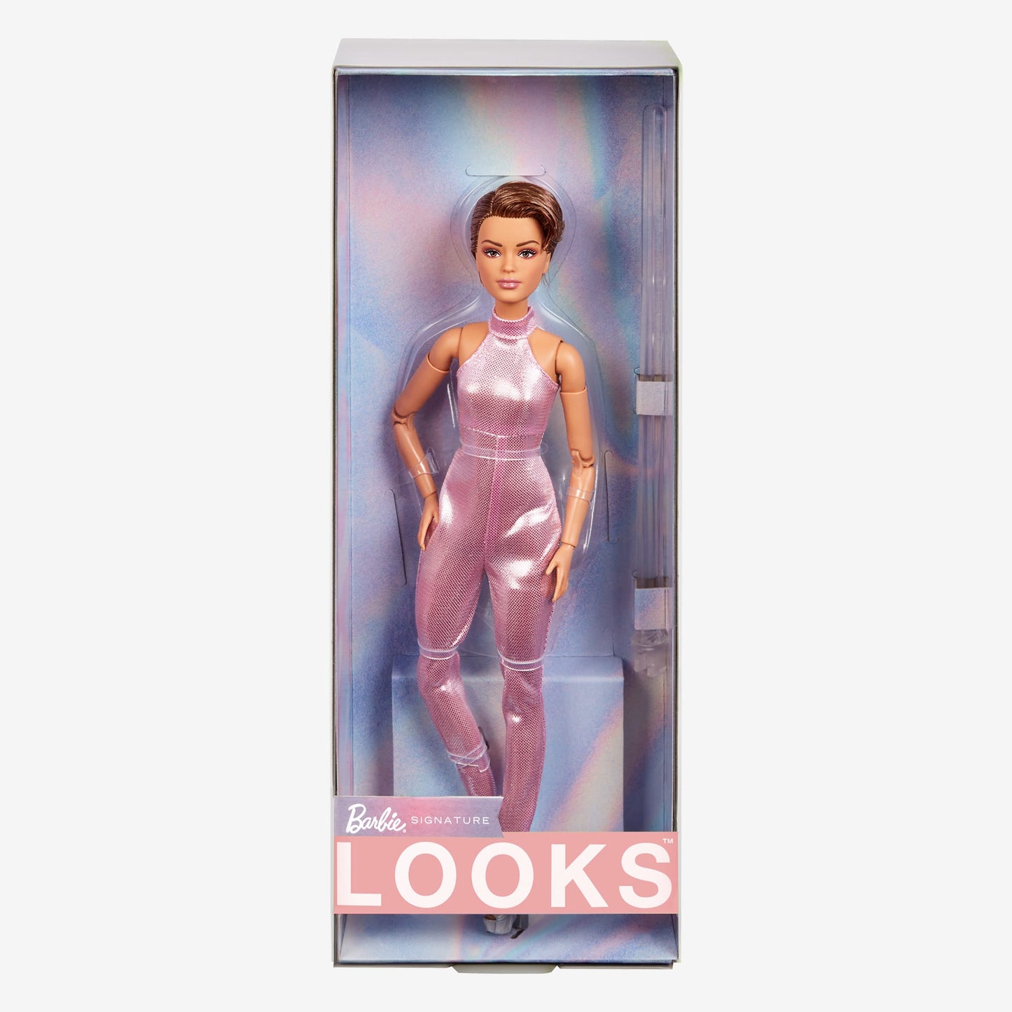 Barbie Looks Doll #22 (Petite, Short Auburn Hair) Búp bê khớp linh hoạt Barbie Signature Mattel HRM14 Mattel - ảnh 6 - Collec