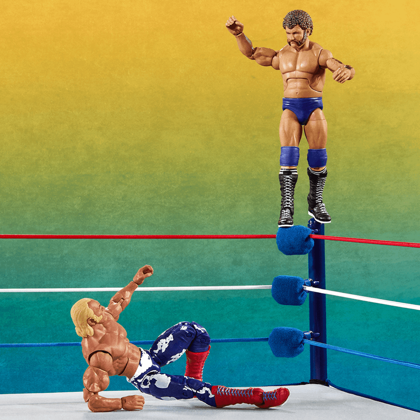 WWE Elite Collection Legends From the Territory Era 4-Figure Multipack - Bộ 4 Mô Hình Đấu Vật Mỹ - Mattel Creations - Hình ảnh bổ sung 7