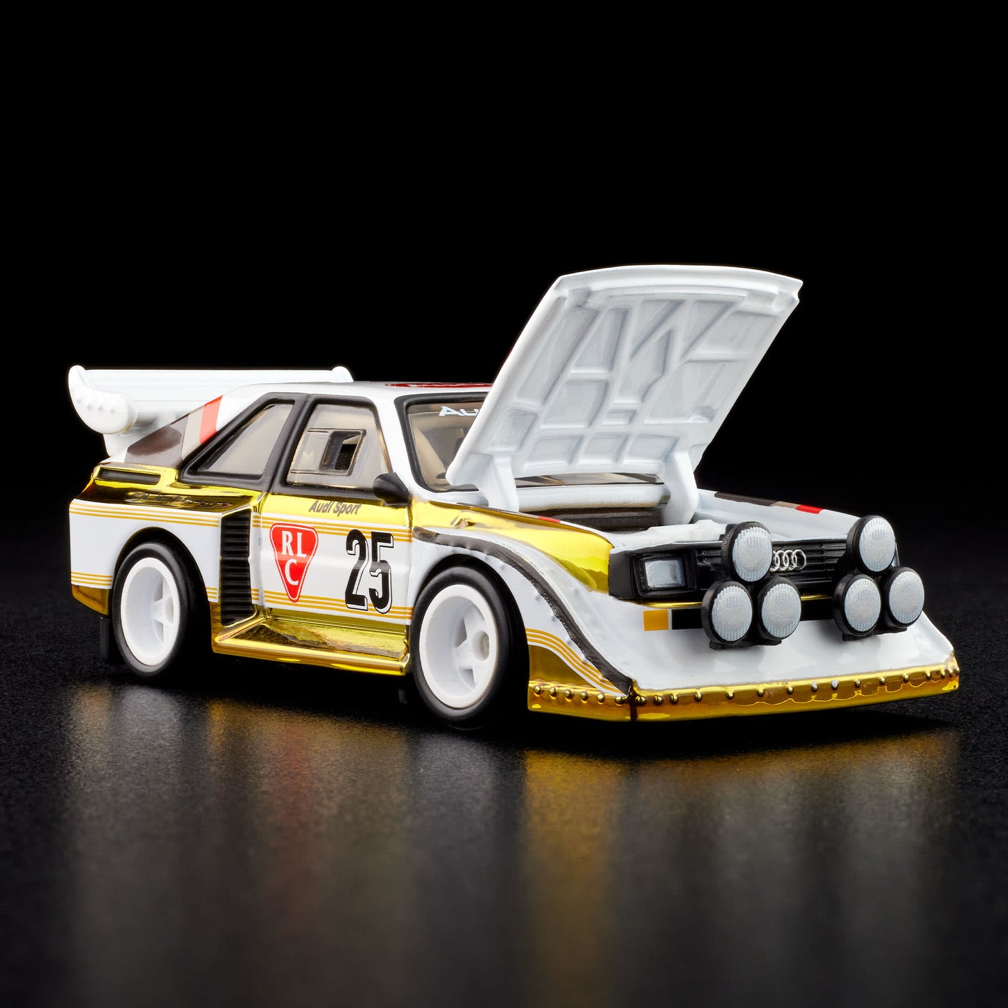 RLC Exclusive 1985 Audi Sport quattro S1 - Xe Mô Hình Rally 1:64 Hot Wheels Red Line Club