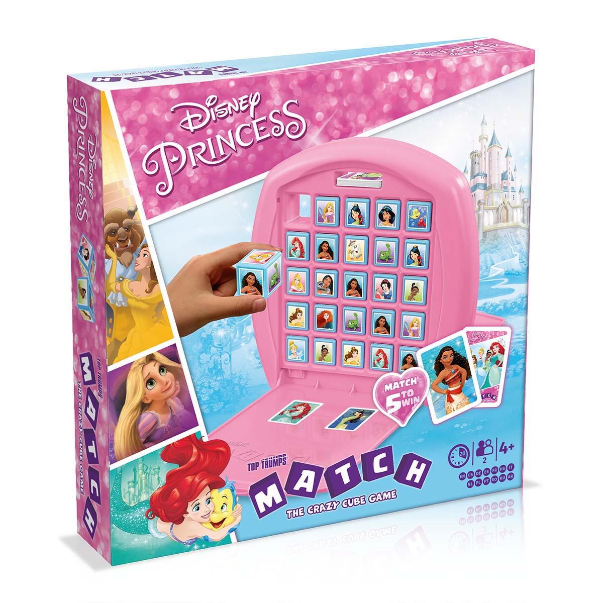 Disney Princess Top Trumps Match - The Crazy Cube Game - Trò chơi xếp hình khối lập phương - Winning Moves - Hình ảnh sản phẩm