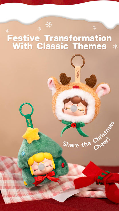 Nanci Christmas Gift Plush Pendant | Blind Box Set of 4 (80mm) - Mô hình móc khóa bông Giáng sinh - Rolife