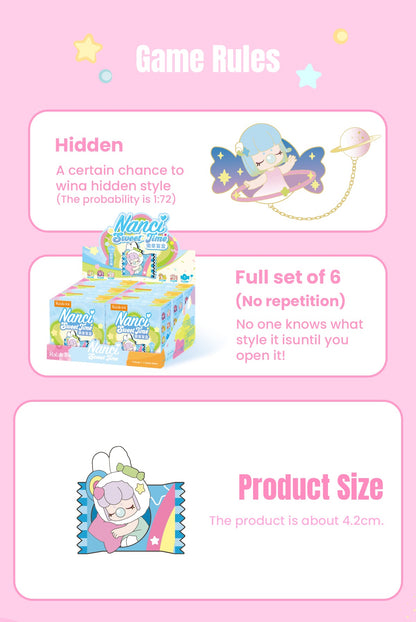 Rolife Nanci Sweet Time Badge Blind Box - Huy hiệu Blind Box trang trí - Rolife