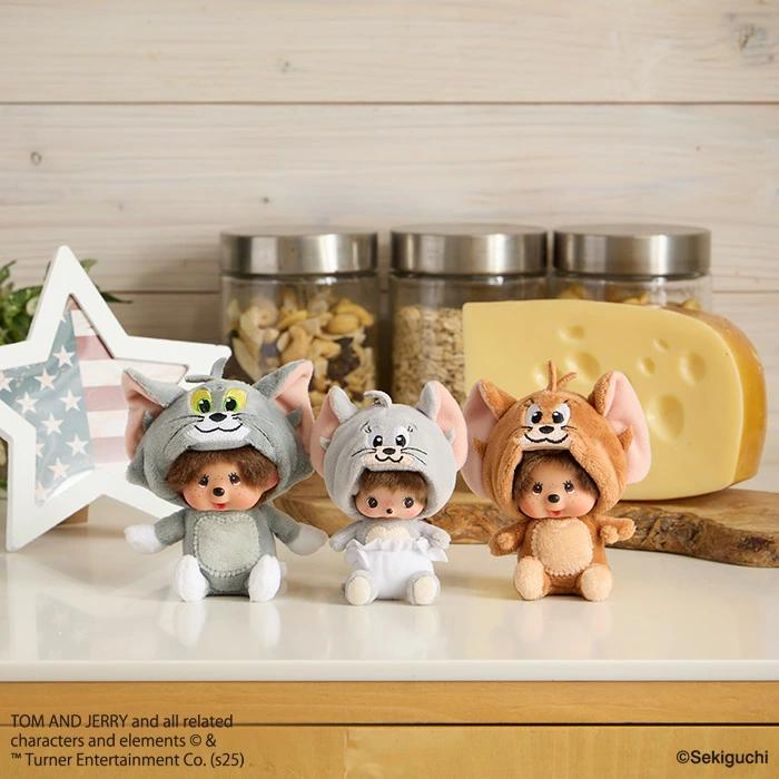 Monchhichi - Taffy Bebichhichi Big Face SS Keychain - Móc khóa gấu bông cao cấp - Monchhichi - Góc nhìn khác 3
