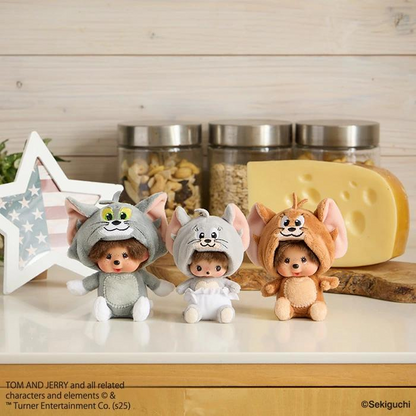 Monchhichi - Taffy Bebichhichi Big Face SS Keychain - Móc khóa gấu bông cao cấp - Monchhichi - Góc nhìn khác 3
