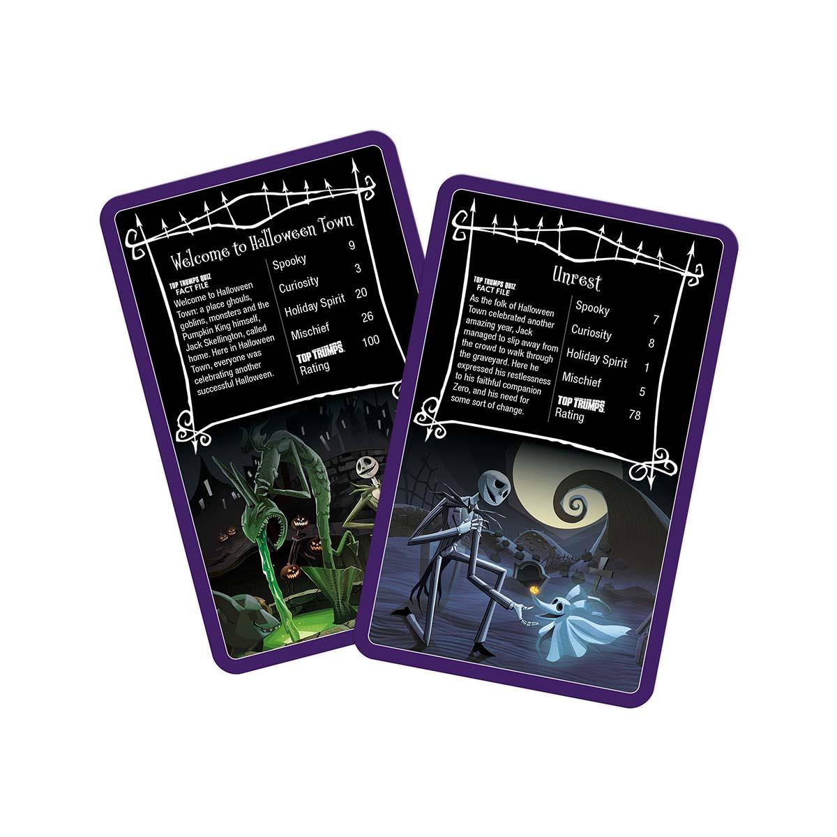 Nightmare Before Christmas Top Trumps Card Game - Trò Chơi Thẻ Bài Chiến Thuật Disney - Winning Moves