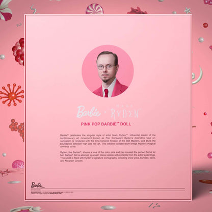 Pink Pop Barbie Mark Ryden x Barbie Doll - Búp Bê Sưu Tầm Cao Cấp Silkstone - Mattel Creations HJN33 - Góc nhìn khác 3