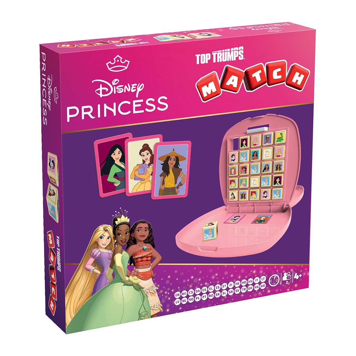 Disney Princess Top Trumps Match - Trò Chơi Xếp Hình Crazy Cube - Winning Moves - Hình ảnh sản phẩm