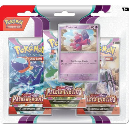 Thẻ bài Pokemon TCG SV02 Paldea Evolved 3 Pack Blister