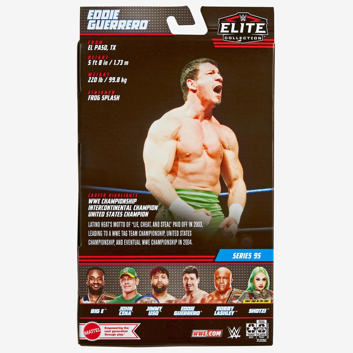 WWE Eddie Guerrero Elite Collection Action Figure - Mô hình Đô vật Mỹ Mattel - Hình ảnh bổ sung 7