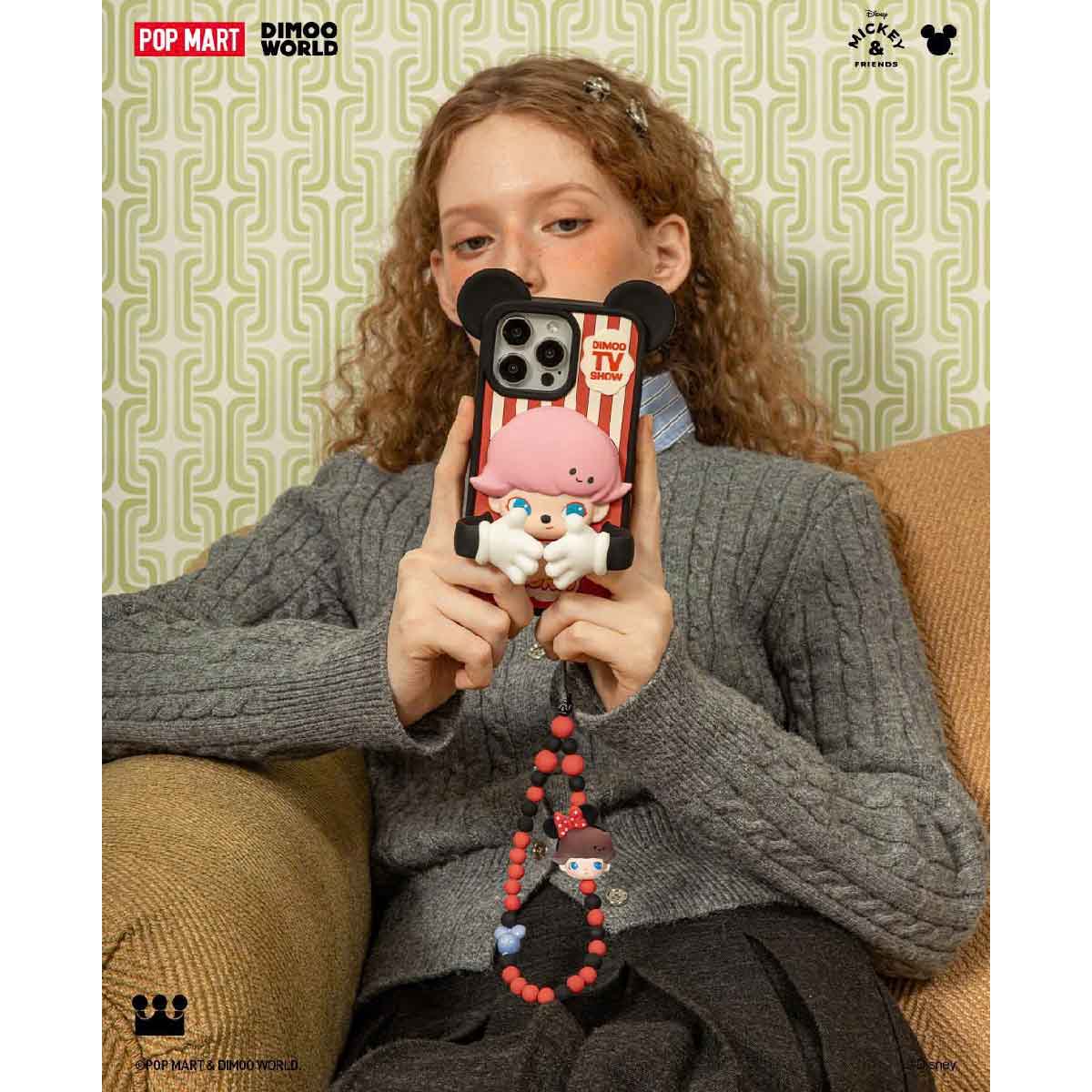 DIMOO WORLD × DISNEY Series Phone Strap - Dây đeo điện thoại Blind Box - POP MART