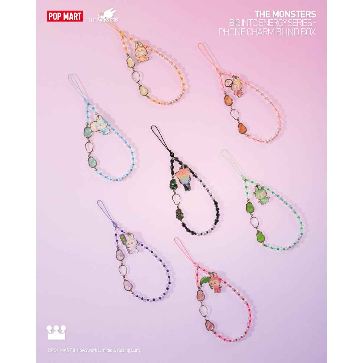 The Monsters Big Into Energy Series Phone Strap - Dây đeo điện thoại Labubu - POP MART