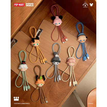 Dimoo World × Disney Series-2 In 1 Cable Blind Box - Hộp mù dây sạc 2 trong 1 - POP MART