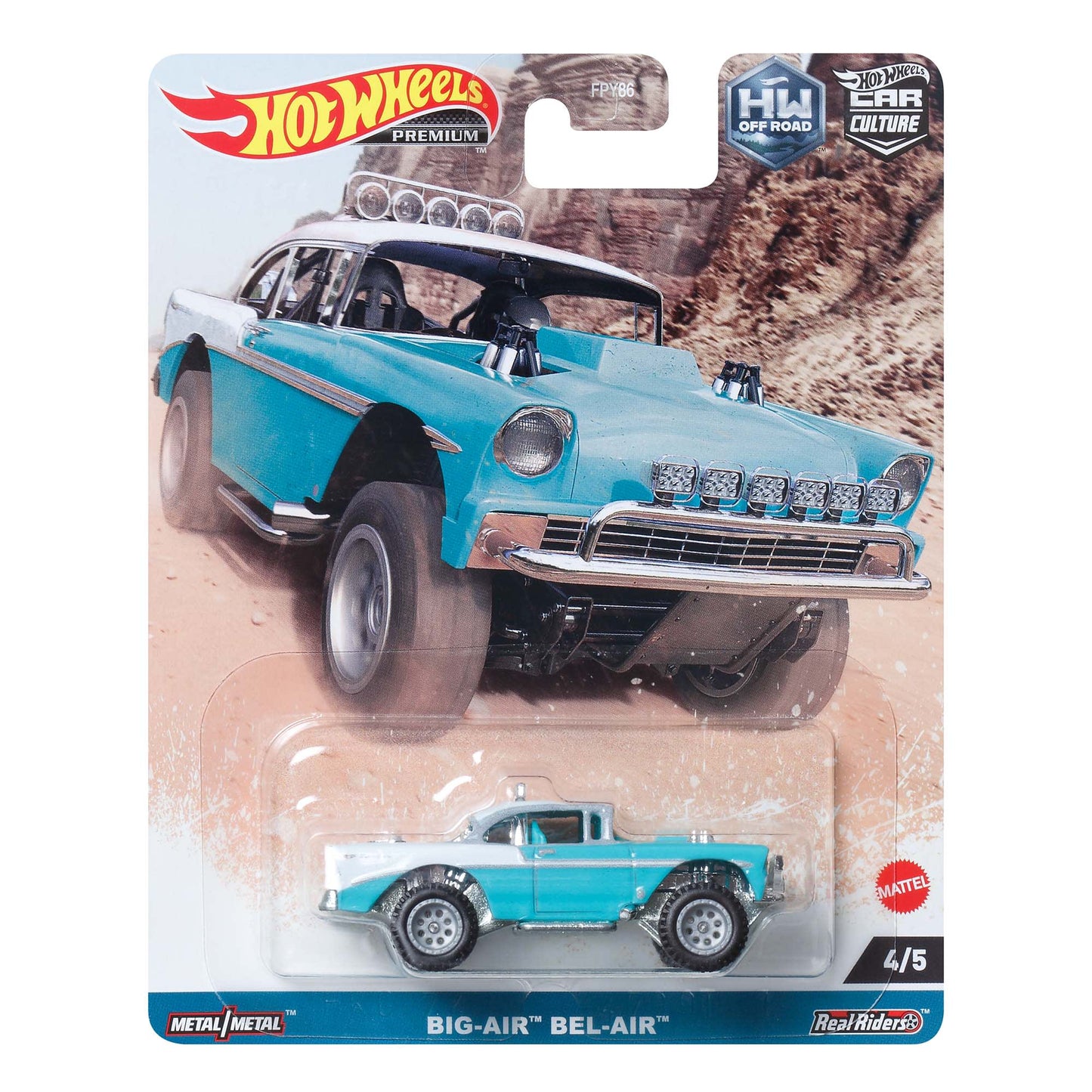Hot Wheels Car Culture Off Road Big-Air Bel-Air - Xe Mô Hình Tỉ Lệ 1:64 Cao Cấp Mattel - Hình ảnh sản phẩm