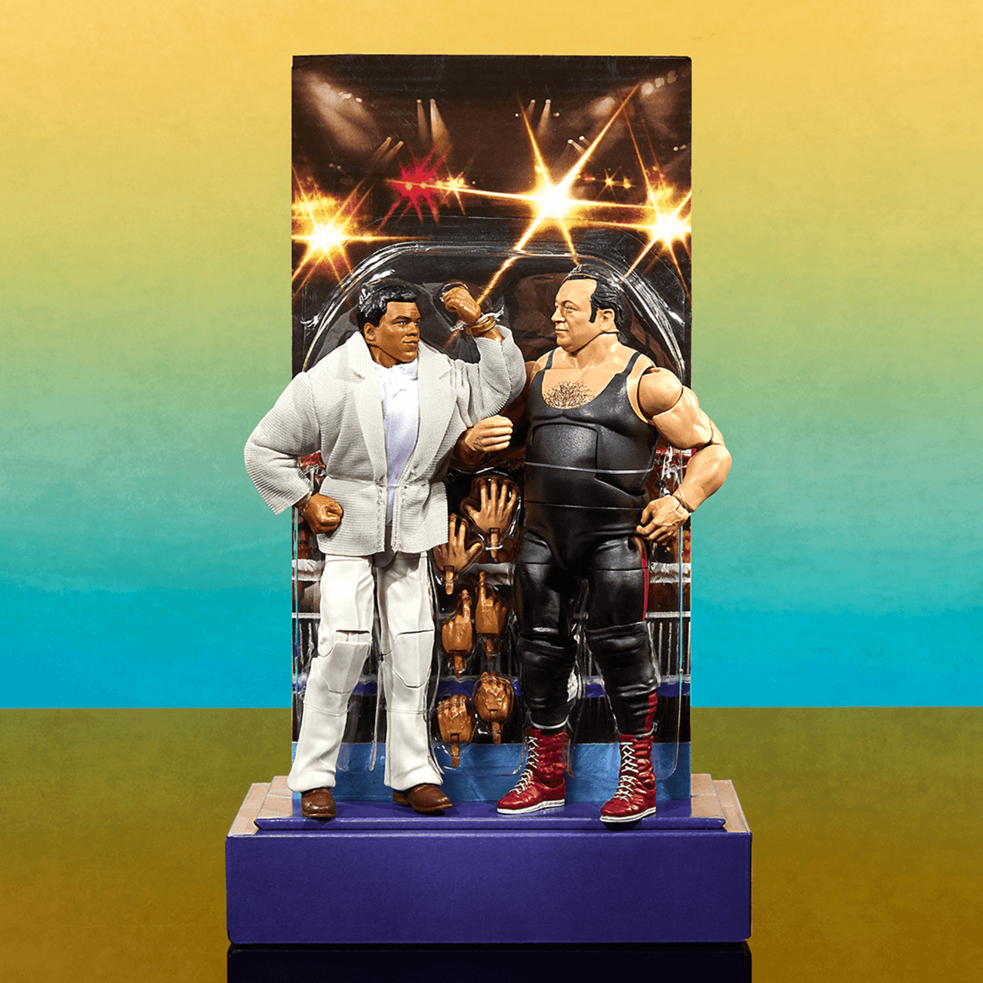 WWE Elite Collection Legends From the Territory Era 4-Figure Multipack - Bộ 4 Mô Hình Đấu Vật Mỹ - Mattel Creations Mattel - 