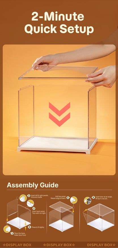 Rolife Acrylic Protection Cover – Portrait Size L - Hộp mica trưng bày mô hình - Rolife DF06L