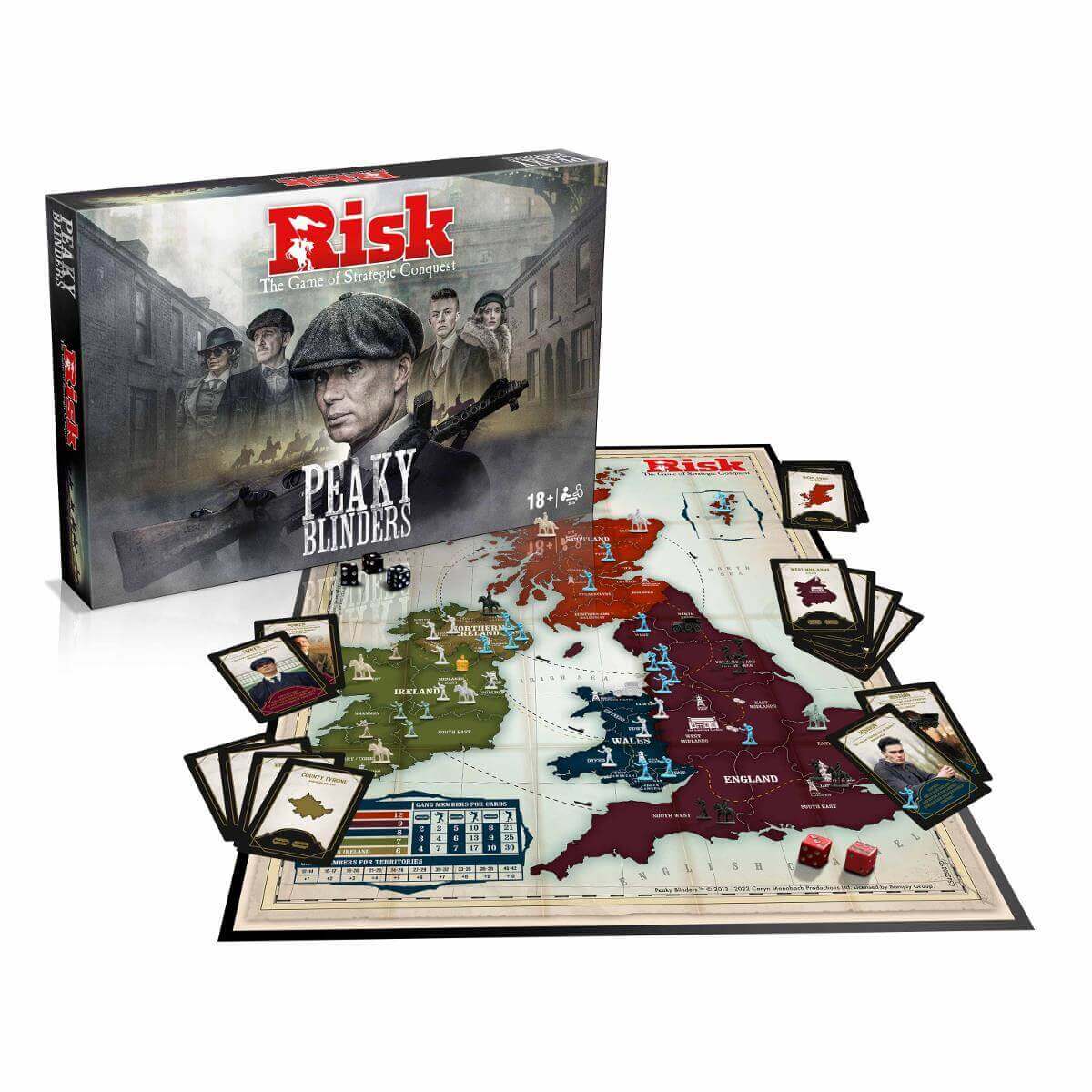 Peaky Blinders Risk Strategy Board Game - Board Game Chiến Thuật Nhập Vai - Winning Moves - Hình ảnh chi tiết 2