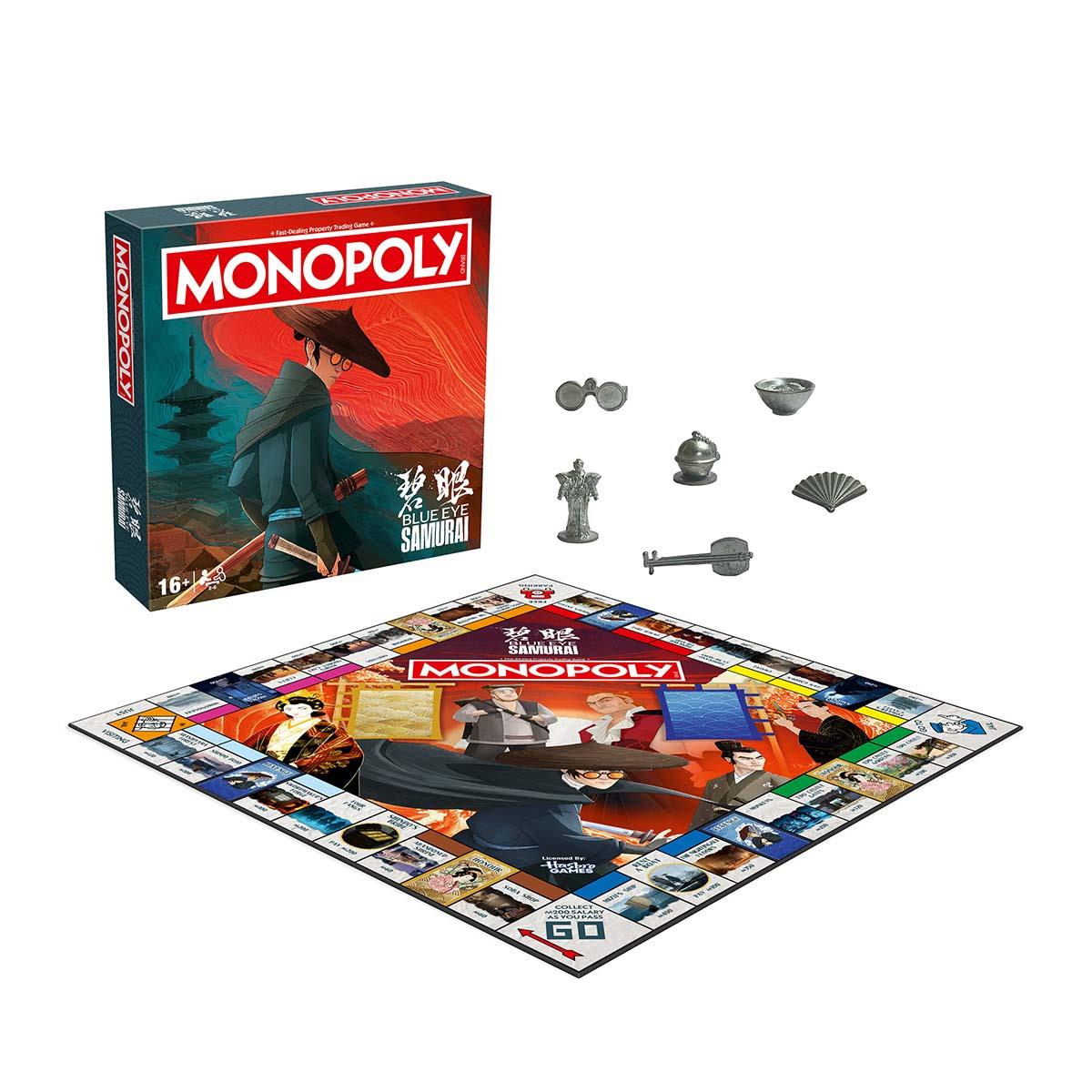 Blue Eye Samurai Monopoly Board Game - Cờ Tỷ Phú Nhật Bản Thời Edo - Winning Moves - Hình ảnh chi tiết 2