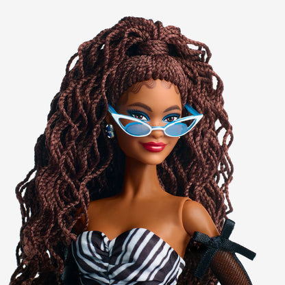 Barbie 65th Anniversary Doll With Brunette Hair - Búp Bê Sưu Tầm Kỷ Niệm 65 Năm - Mattel HRM59 - Hình ảnh bổ sung 4