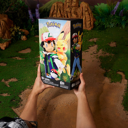 Ash & Pikachu: Path to Victory - Bộ Lắp Ráp Mô Hình Pokémon MEGA Showcase HTJ05