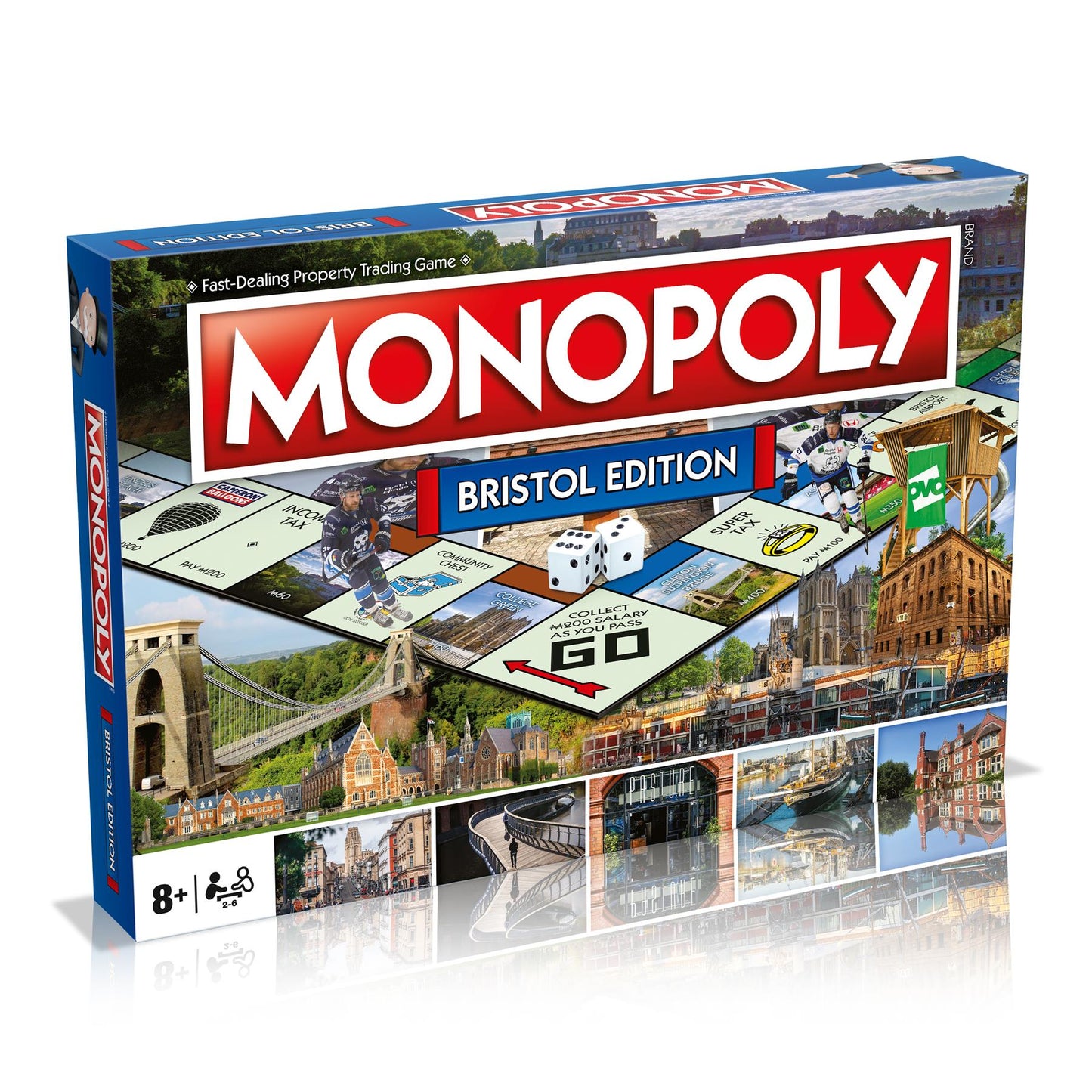 Bristol Monopoly Board Game - Trò Chơi Cờ Tỷ Phú Phiên Bản Bristol - Winning Moves - Hình ảnh sản phẩm