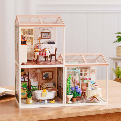 Rolife Super Creator Series - 3 in 1 L Shape - Mô hình nhà gỗ DIY tí hon - Rolife