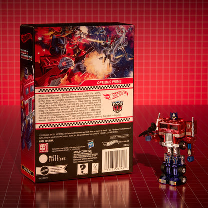 Hot Wheels Transformers Optimus Prime - Mô Hình Biến Hình Die-cast Hot Wheels