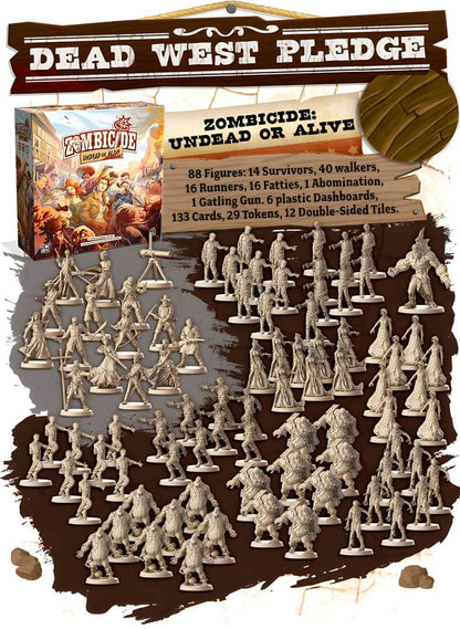 Zombicide: Undead Or Alive Dead West Pledge (Kickstarter Special)