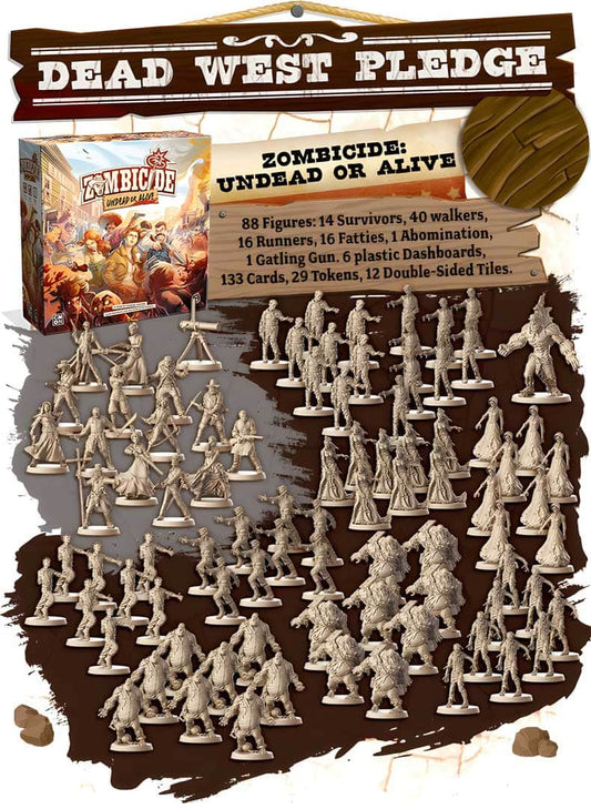 Zombicide: Undead Or Alive Dead West Pledge (Kickstarter Special)