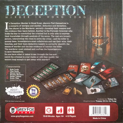 Deception: Murder in Hong Kong (CS-Files) - Board Game Suy Luận Ẩn Vai - Grey Fox Games - Hình ảnh bổ sung 5