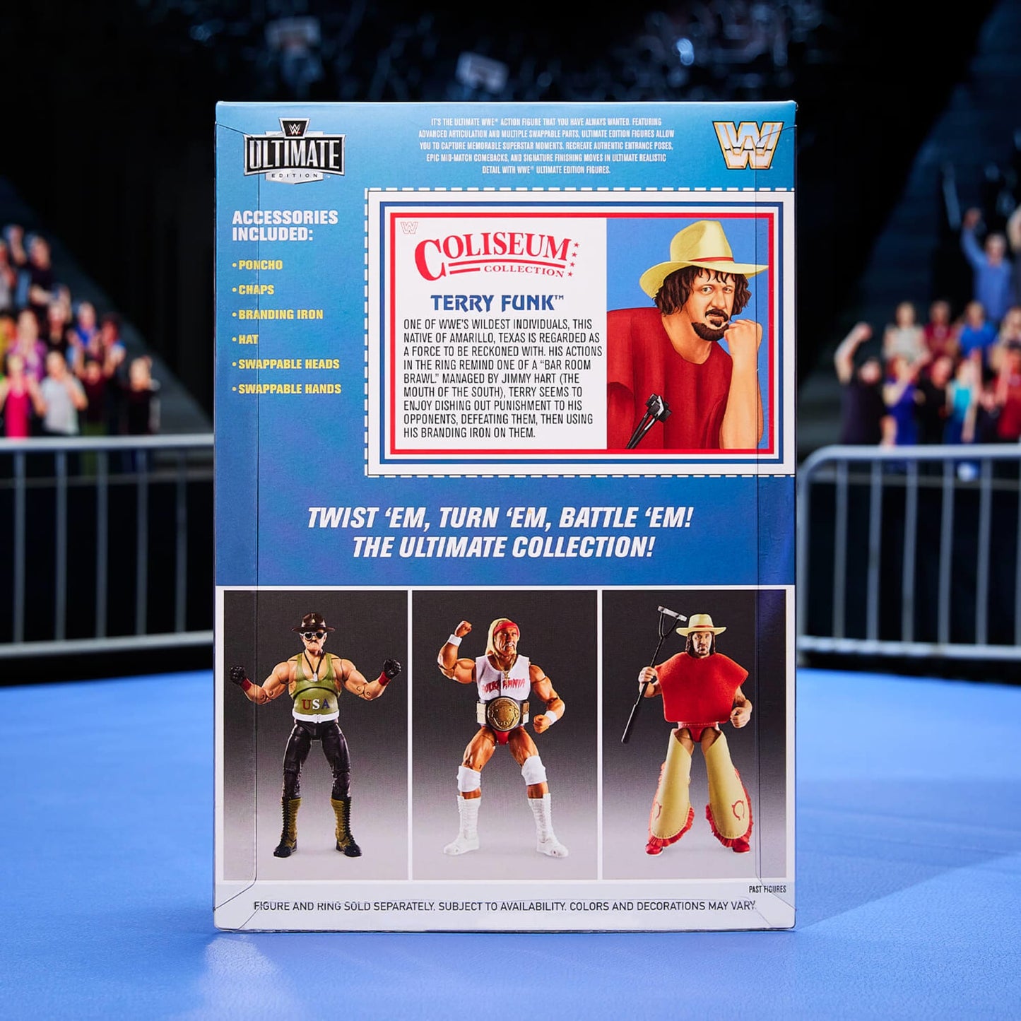 WWE Coliseum Collection Hulk Hogan & Terry Funk Ultimate Edition Figures - Bộ 2 Mô Hình Đô Vật Mỹ Cao Cấp Mattel Mattel - ảnh