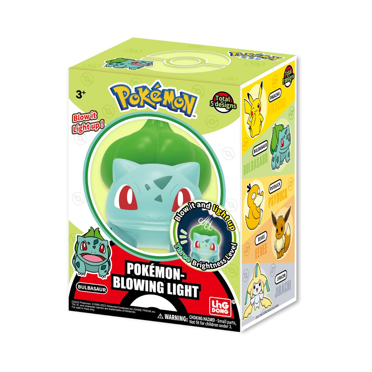 Pokemon Bulbasaur Light-Up Figure - Đèn trang trí mô hình - POKEMON TOYS 8188