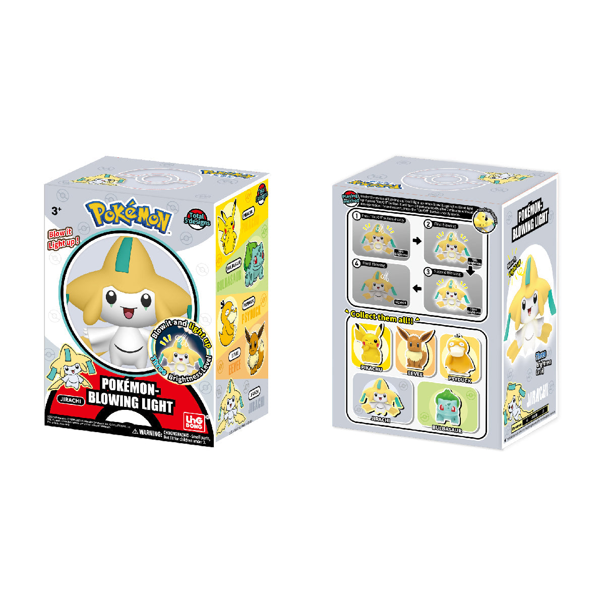 Pokemon Jirachi Light Up Model - Đèn trang trí cảm biến thổi - 8189 POKEMON TOYS