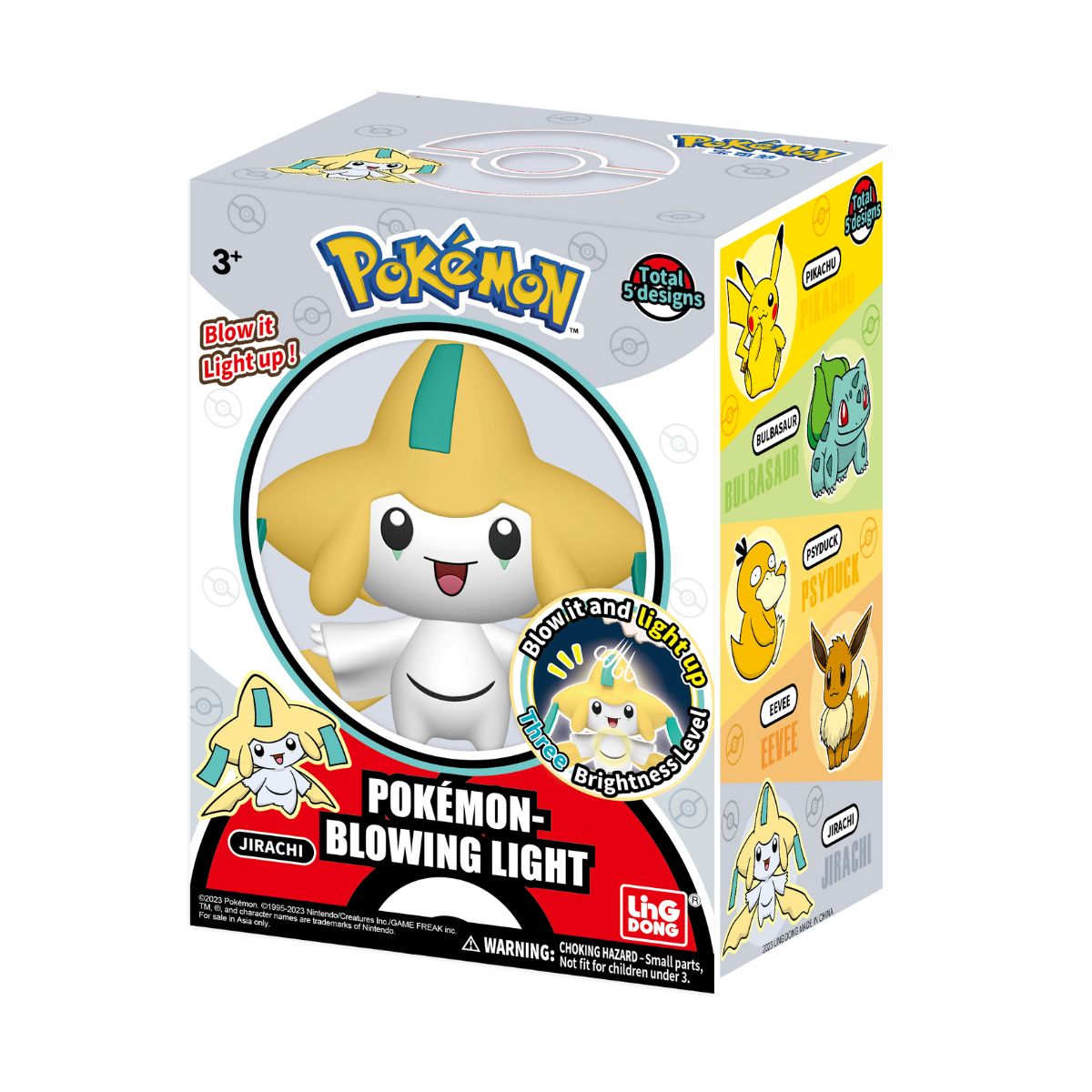 Pokemon Jirachi Light Up Model - Đèn trang trí cảm biến thổi - 8189 POKEMON TOYS