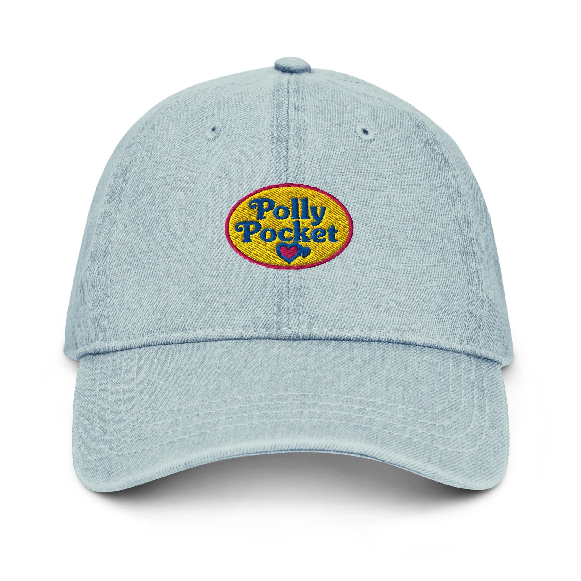 Polly Pocket Logo Light Blue Denim Hat