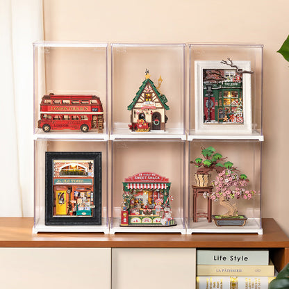 Rolife Clear Display Case Portrait Size M DF05L - Hộp trưng bày trong suốt cho Book Nook - Rolife