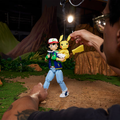 Ash & Pikachu: Path to Victory - Bộ Lắp Ráp Mô Hình Pokémon MEGA Showcase HTJ05