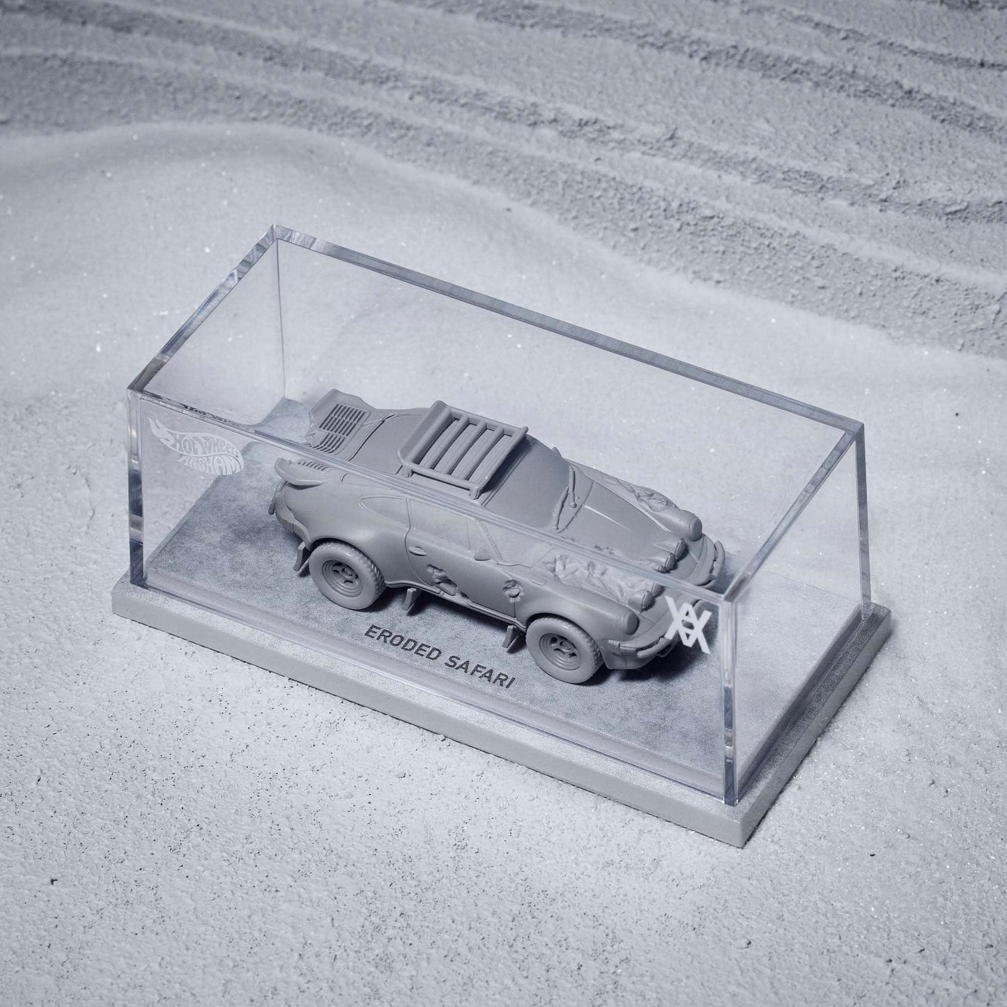 Hot Wheels x Daniel Arsham Eroded Porsche Safari - Mô Hình Xe 1:64 Giới Hạn Mattel Creations