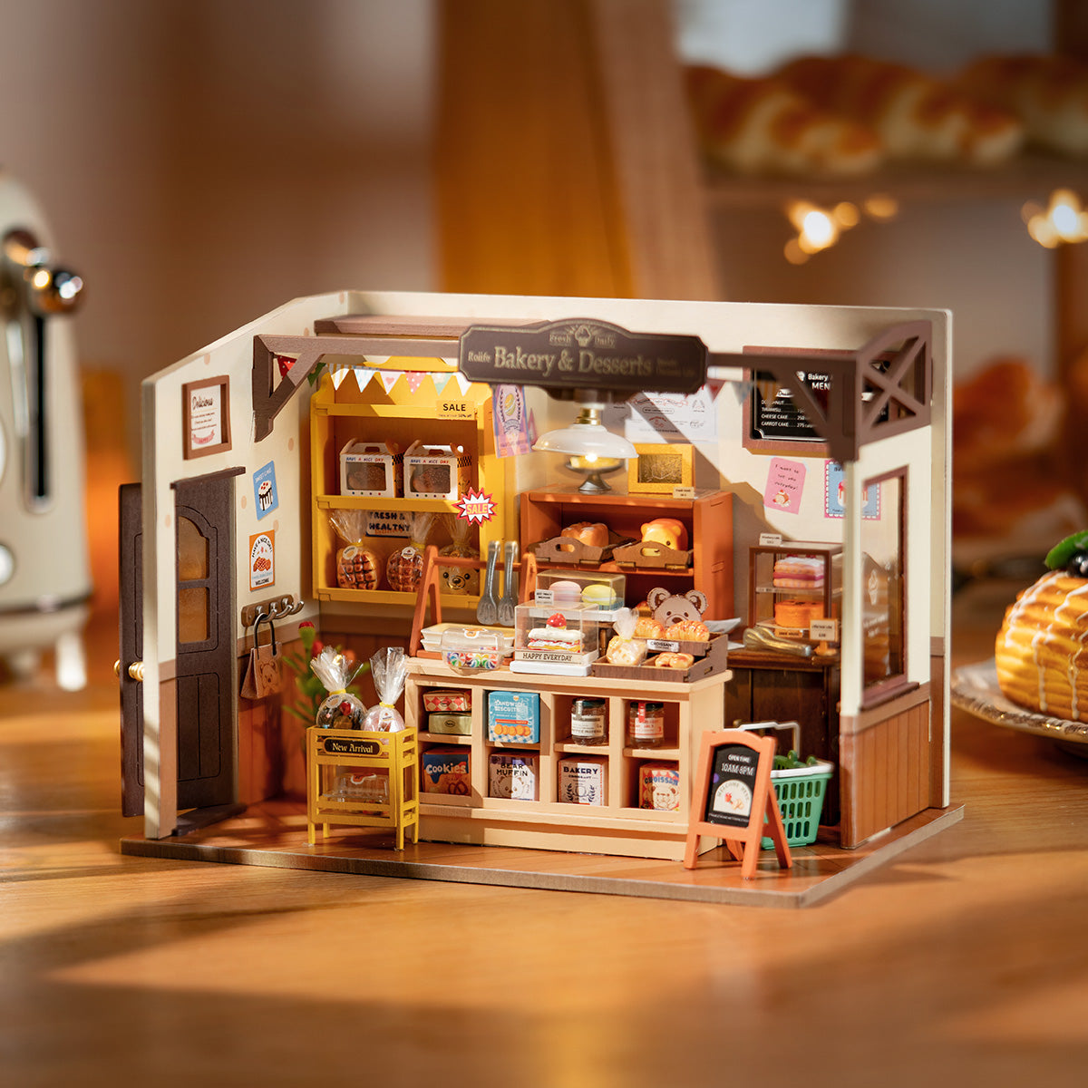 Rolife DIY Miniature House - Becka's Baking House - Mô hình nhà búp bê gỗ tự lắp ráp - Rolife DG161