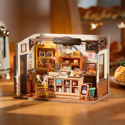 Rolife DIY Miniature House - Becka's Baking House - Mô hình nhà búp bê gỗ tự lắp ráp - Rolife DG161