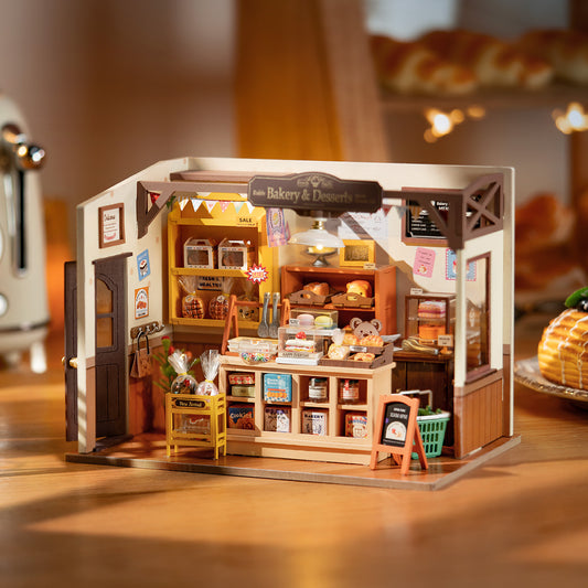 Rolife DIY Miniature House - Becka's Baking House - Mô hình nhà búp bê gỗ tự lắp ráp - Rolife DG161