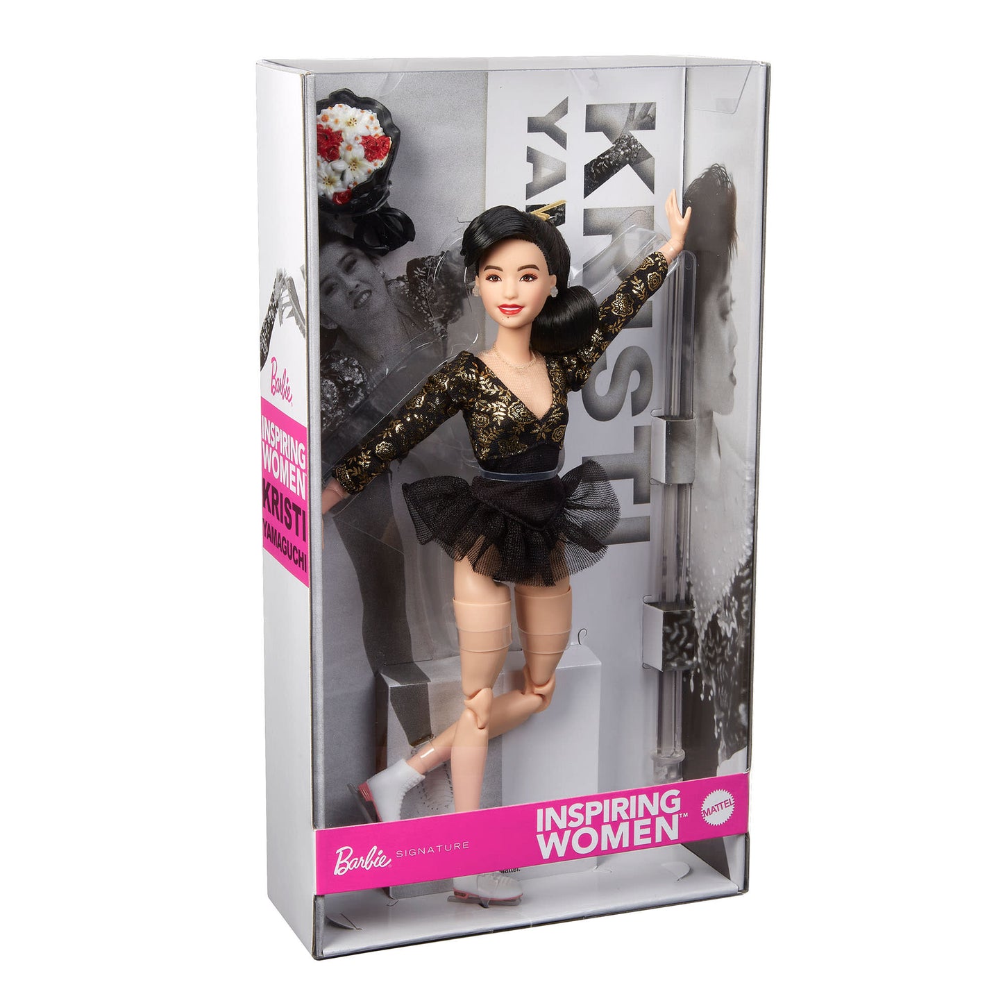 Barbie Inspiring Women Kristi Yamaguchi Doll - Búp Bê Sưu Tầm Figure Cao Cấp - Barbie Signature Mattel - ảnh 4 - Collectible 
