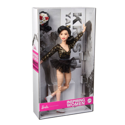 Barbie Inspiring Women Kristi Yamaguchi Doll - Búp Bê Sưu Tầm Figure Cao Cấp - Barbie Signature Mattel - ảnh 4 - Collectible 