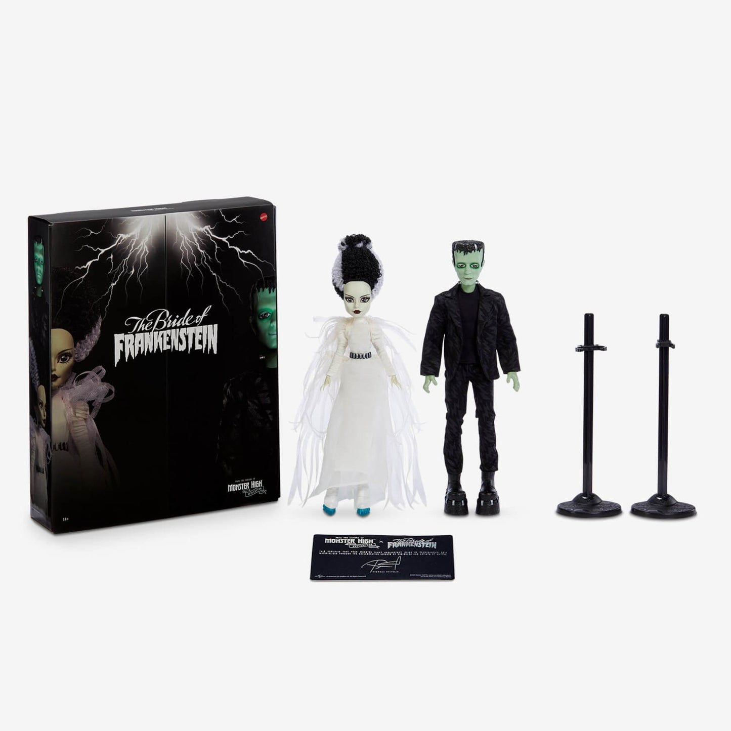 Frankenstein & Bride of Frankenstein Monster High Skullector Doll Set - Bộ Búp Bê Sưu Tầm Cao Cấp Mattel Mattel - ảnh 2 - Fig