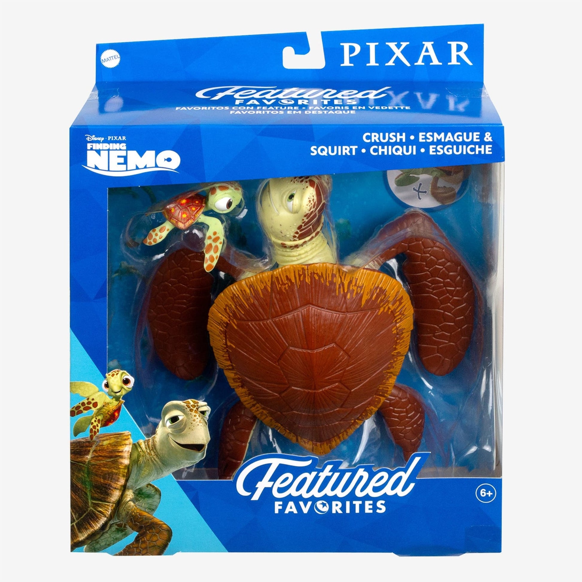 Pixar Featured Favorites Crush & Squirt Figures Bộ Mô Hình Action Figures - Mattel HDW73 - Hình ảnh bổ sung 7