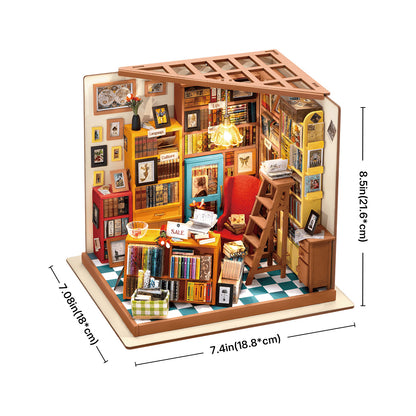 Mô Hình Nhà Gỗ Tự Lắp Ráp Rolife - Sam's Study DG102