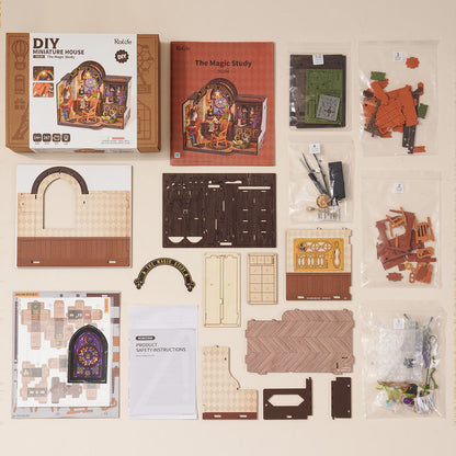 Rolife DIY Miniature House - The Magic Study DG166 - Mô hình nhà gỗ mini phù thủy - Rolife