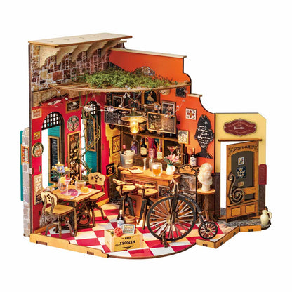 Rolife Cheers Bar & Dining DIY Miniature House DG173 - Mô hình nhà gỗ tí hon tự lắp ráp - Rolife